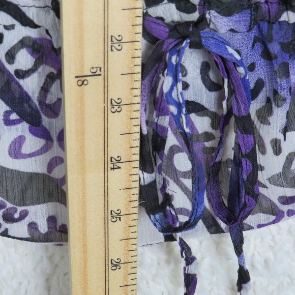 Unique Spectrum* Women's Short Sleeve Off-Shoulder Pullover‎ Blouse Size~ 3X - Picture 8 of 9